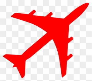 Plane Vector Png Red