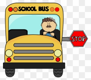 Driver Clipart - School Bus Stay Seated