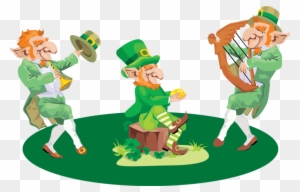 Pictures Of A Leprechaun Clipart Image - Rainbow And Pot Of Gold