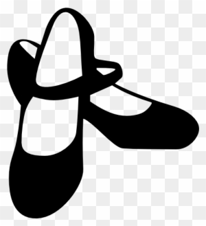 Dance Shoes Clipart Tool Fashion Black Shoe Flamenco - Dance Shoes Clipart