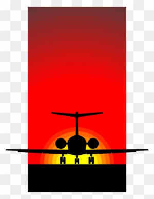 Airplane Free Stock Photo Illustration Of A Silhouette - Aircraft Silhouette Clip Art
