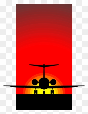 Airplane Free Stock Photo Illustration Of A Silhouette - Aircraft Silhouette Clip Art