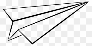 Airplane Clip Art Spamcoloringpages - Paper Plane .png