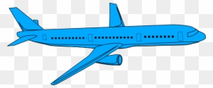 Aviation Clipart Blue Plane - Clip Art Blue Airplane