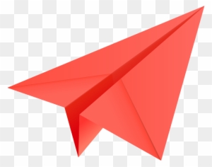 Free Paper Airplane Clipart 4 Clipartbarn - Red Paper Plane Png