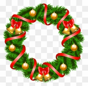 Free Christmas Wreath Clip Art - Christmas Wreath Clip Art