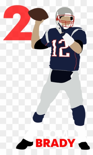 Qb Rank No - Tom Brady Throwing Football Cartoon