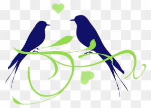 Wedding Love Bird Clip Art - Clip Art Love Birds