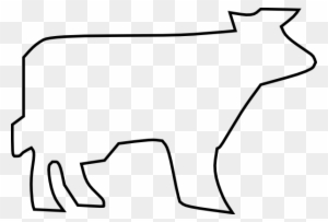 Cow Outline Clipart