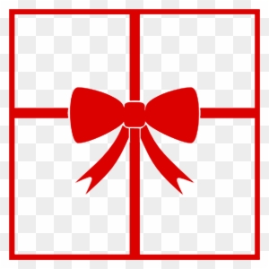 Ribbon Clipart Merry Christmas - Gift Bow Clip Art