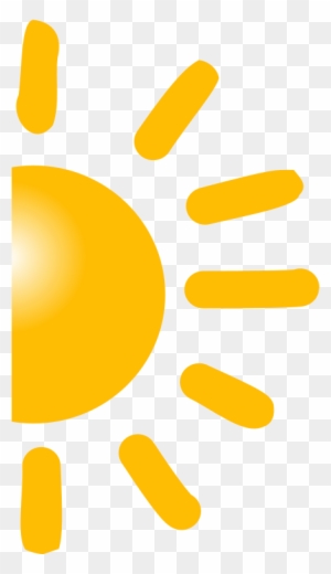 Sun Clipart Half Sun - Salute To The Sun