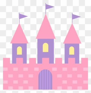 Cute Pink Princess Castle Free Clip Art - Princess Castle Clip Art