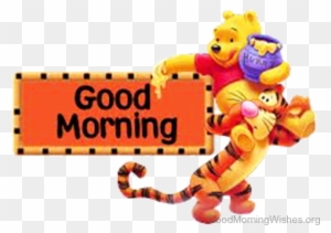 Good Morning Lovely Clipart - Winnie The Pooh Poster