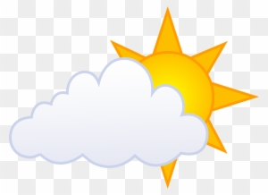 Partly Cloudy With Sun And Rain Weather Icon Clip Art - Inner Earth Corey Goode