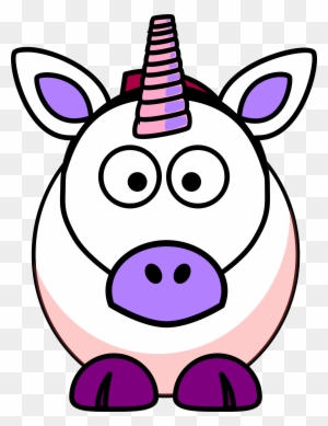 Unicorn Clipart Fans - Cartoon Unicorn Clipart