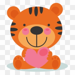 Teddy Clipart Tiger - Cat Card Svg Cutting File Free