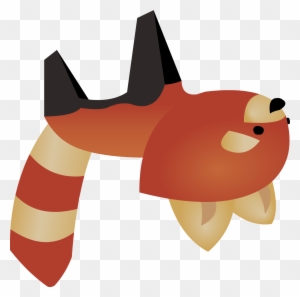 Fox Clipart Animal Jam Pencil And In Color - Red Panda Plushie Animal Jam