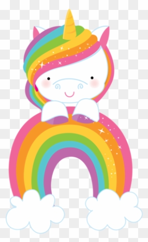 Rainbow Unicorn 2-03 - Unicorn And Rainbow Clipart