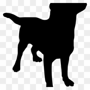 Black Lab Clip Art Black Lab Silo Clip Art At Clker - Dog Silhouette Vector