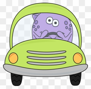 Monster Driving A Car - Monster In A Car