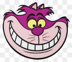 Cheshire Cat Clipart - Alice In Wonderland Cheshire Cat Face