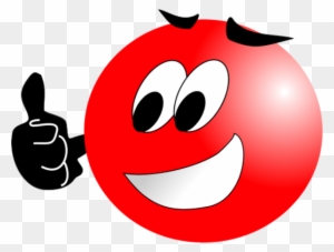 Red Smiley Face Clip Art - Red Smiley Face Png