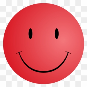 Red Smiley Clipart - Smiley Face Red