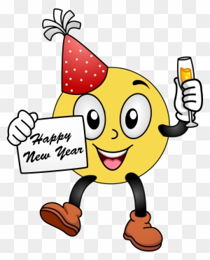 Happy New Year Smiley Face Clip Art Clipart Free Clipart - Love Happy New Year Greetings