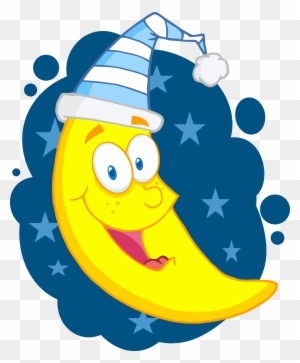 Moon Clip Art - Happy Moon