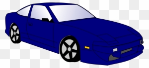 Blue Car Clip Art Free Vector - Car Clip Art