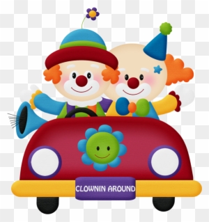 Aw Circus Clown Car 4 - Circus Clown Clipart Png
