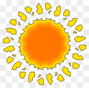 Sunshine Clipart Orange Sun - Icon