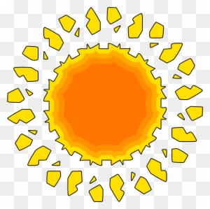 Sunshine Clipart Orange Sun - Icon
