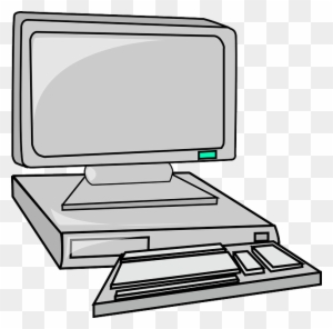 Computer Clipart Grey - Animated Computer