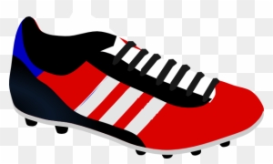 Soccer Boot Clip Art At Clker - Botines De Futbol Dibujo - Free Transparent  PNG Clipart Images Download