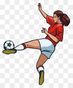 Png - - Female Soccer Player Clipart