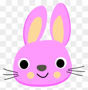 Clipart Lapin - Rabbit Face Clip Art
