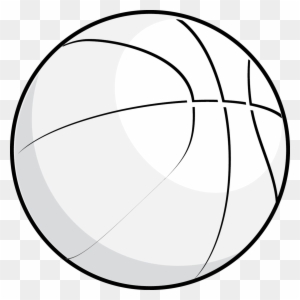 Basketball Black And White House Clipart Black And - White Basketball Ball Png