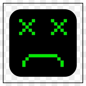 Sad - Computer - Clip - Art - Sad Computer Face