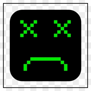 Sad - Computer - Clip - Art - Sad Computer Face