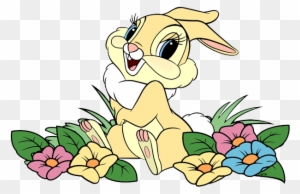 Bunny Clipart Bambi - Miss Bunny Png