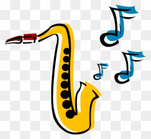 Free Saxophone Clipart - Musical Instruments Clip Art