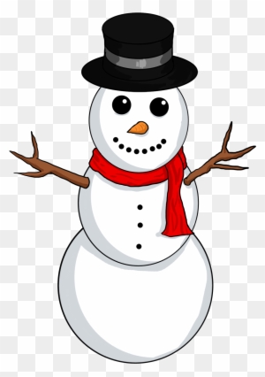 Snowman Transparent Background Clipart - Snow Man Clipart