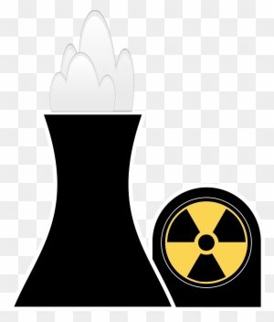 Plant Black - Nuclear Energy Clip Art