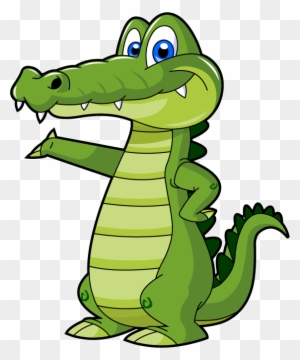 Alligator For Teachers Clipart Collection - Alligator Cartoon