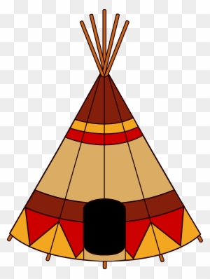Native American Teepee - Teepee Clipart