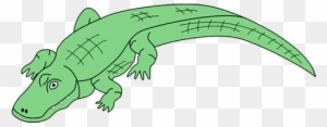 Crocodile Clipart Black And White Free 2 Image - Transparent Background Alligator Clip Art