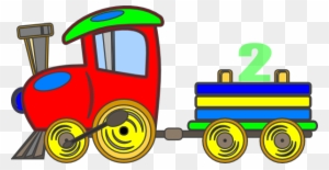 Steam Train Engine Clip Art - Cartoon Choo Choo Train