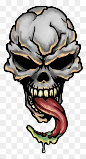 Skull Tattoo Png Transparent Images - Demon Skull Tattoo Designs
