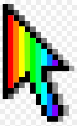 Rainbow Mouse Clip Art - Mouse Pointer Png